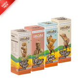 Snack Pack – 4 Sattvic Cookies (Little millet, Wheat millet, Foxtail millet, Navagrain Millet) | Ready to eat | No Onion | No Garlic | Sattvic