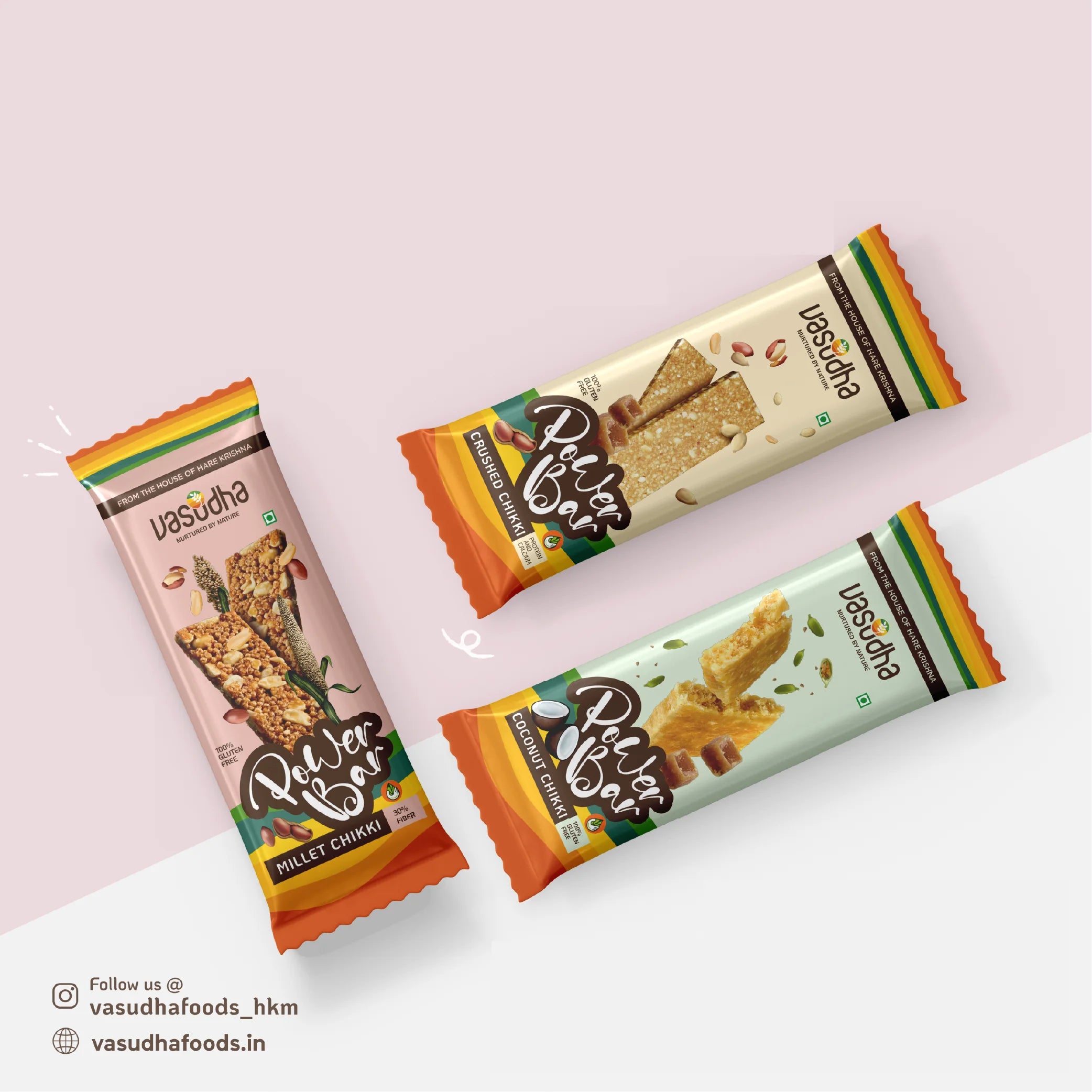 Multi Millet Power Bar Chikki 20grams ( 10 Pack)