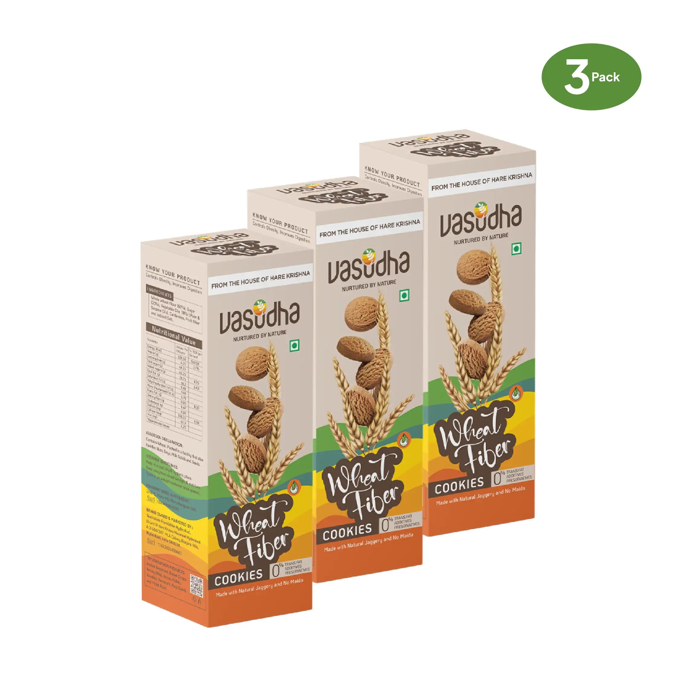 Wheat Fiber Cookies 100grams